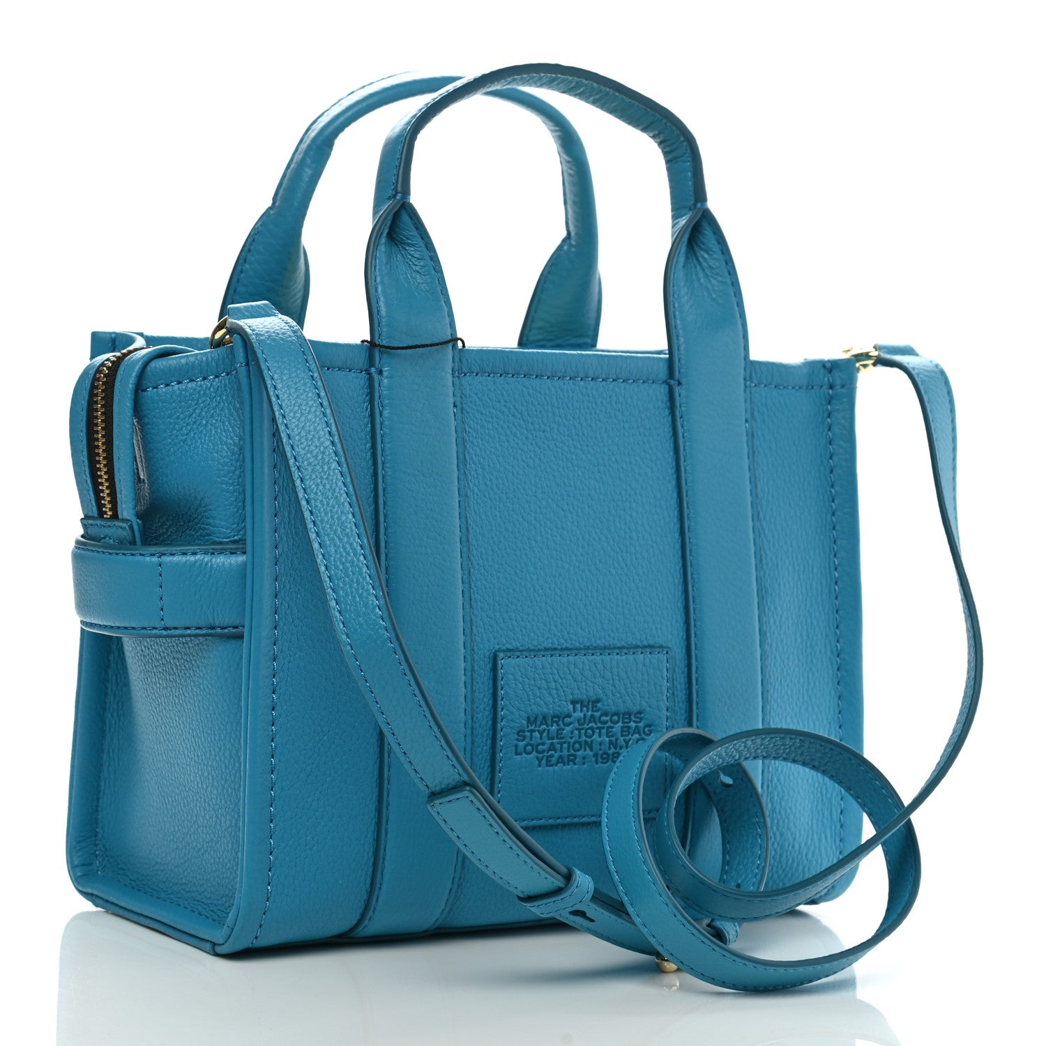 Marc Jacobs Grained Calfskin Small The Tote Bag Barrier Reef 3 of 11