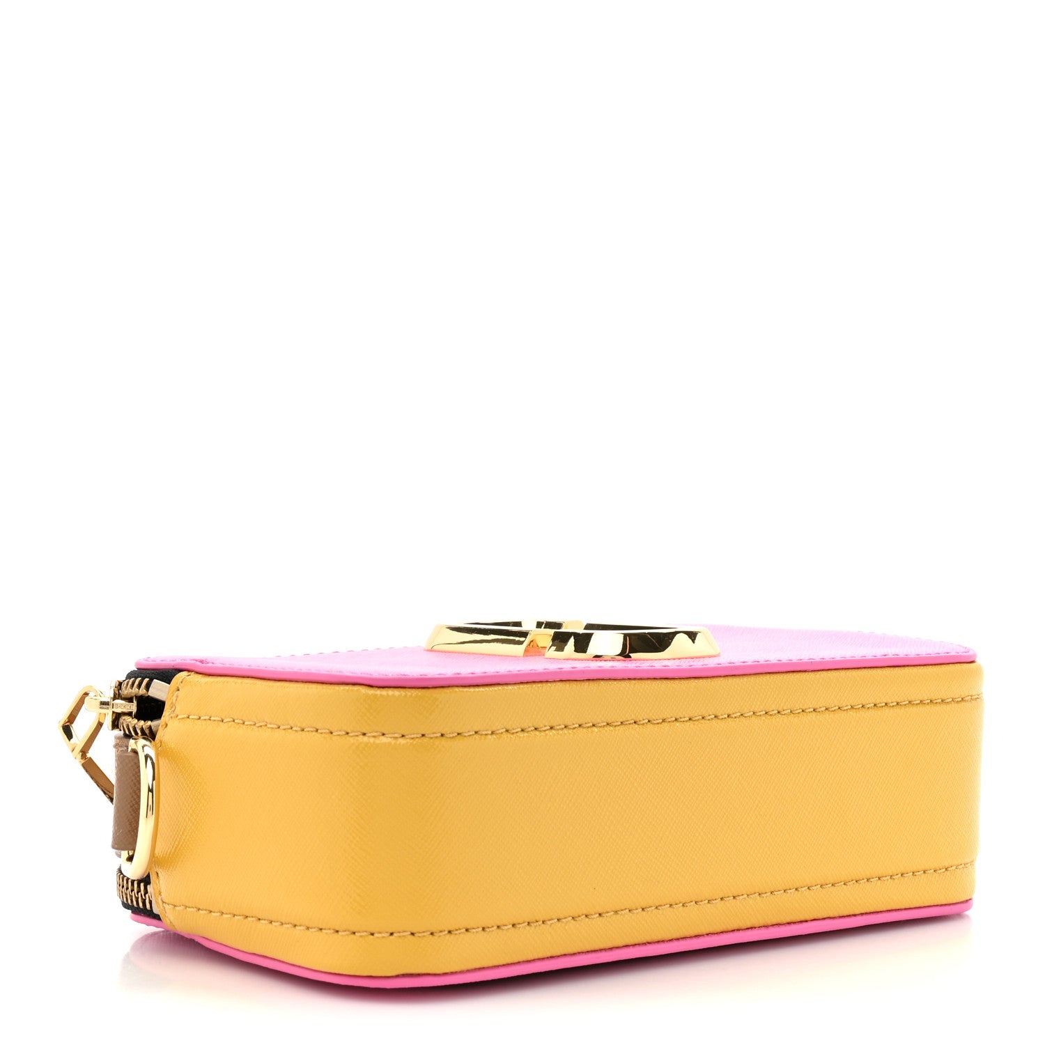 Marc Jacobs Saffiano Small Snapshot Camera Bag Pink Multicolor 3 of 9