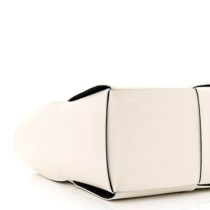 Bottega Veneta Nappa Maxi Intrecciato Medium Arco Tote White Black 10 of 11