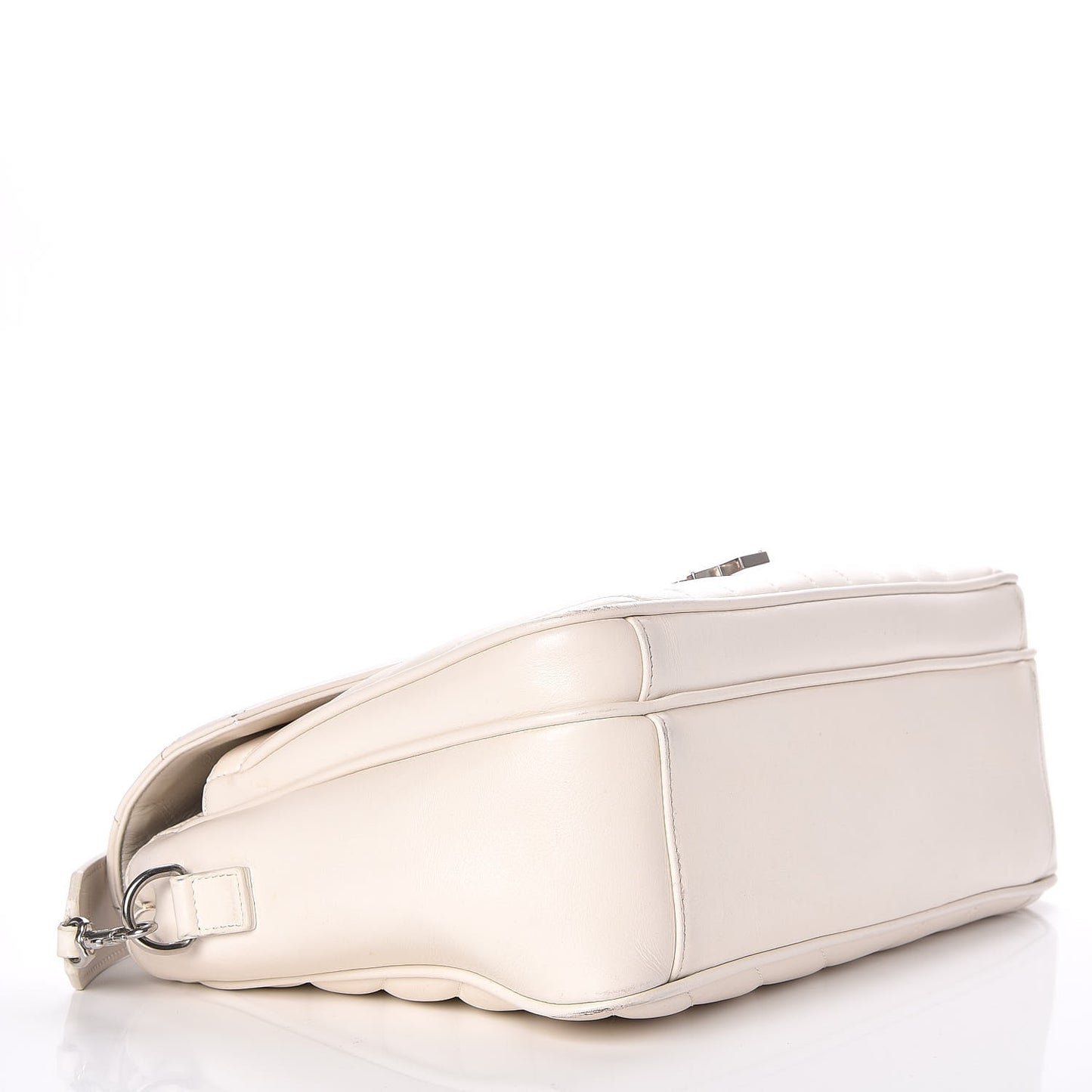 Calfskin Y Quilted Monogram Loulou Shoulder Bag Porcellana