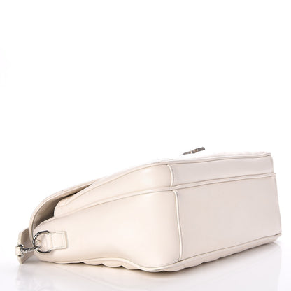 Saint Laurent Calfskin Y Quilted Monogram Loulou Shoulder Bag Porcellana 4 of 15