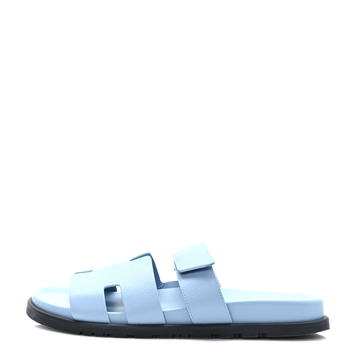Hermes Epsom Mens Chypre Sandals 43 Bleu Faience 43 1 of 8