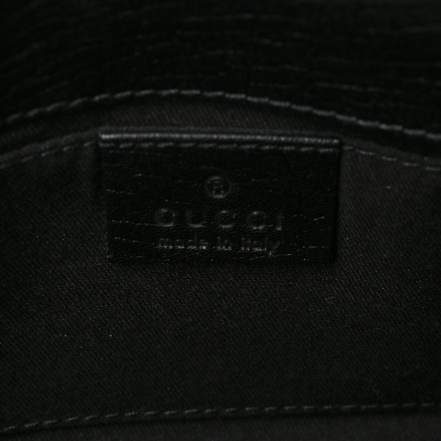 Monogram Web Horsebit Chain Clutch Black
