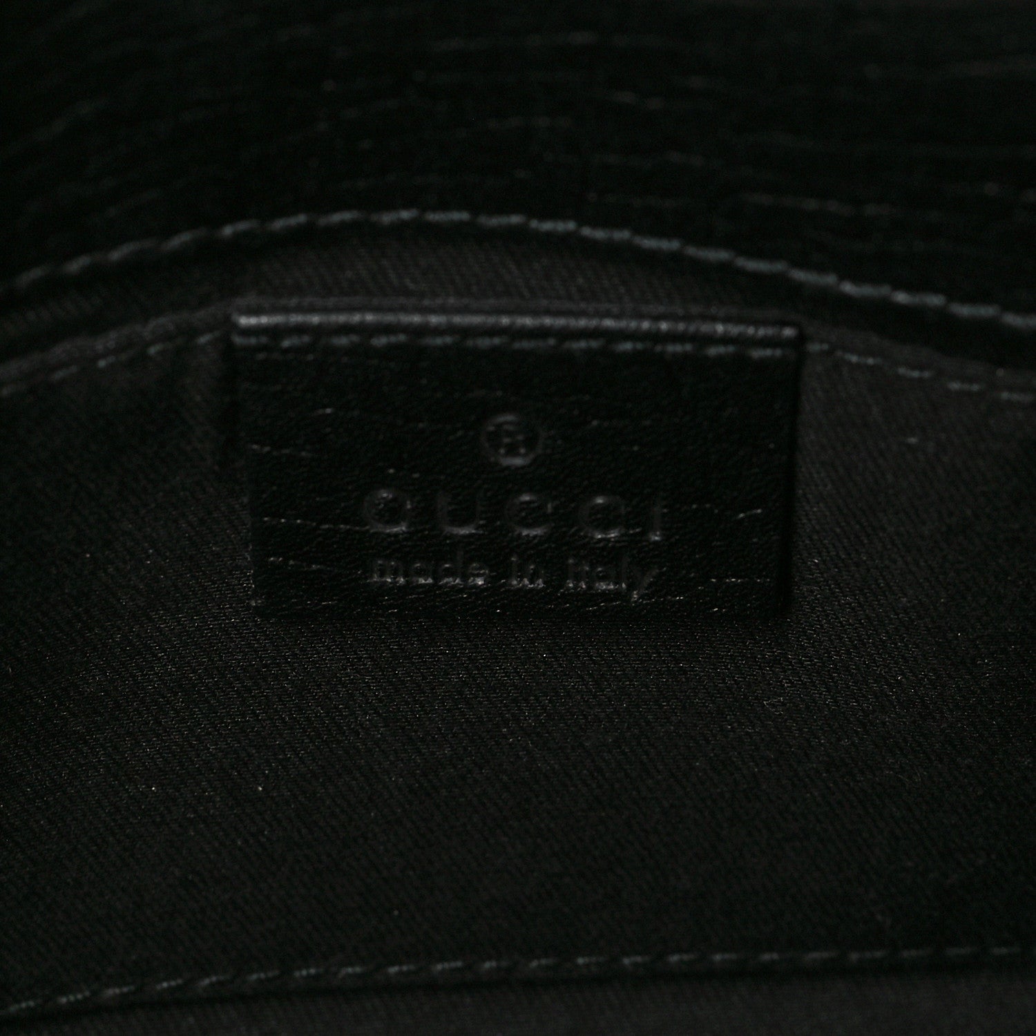Gucci Monogram Web Horsebit Chain Clutch Black 5 of 8