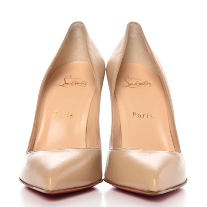 Christian Louboutin Kid Pigalle Follies 100 Pumps 36.5 Nude 2 of 9