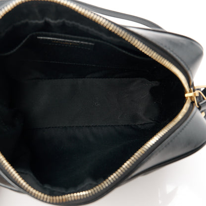 Saint Laurent Calfskin Matelasse Monogram Lou Camera Bag Black 5 of 10