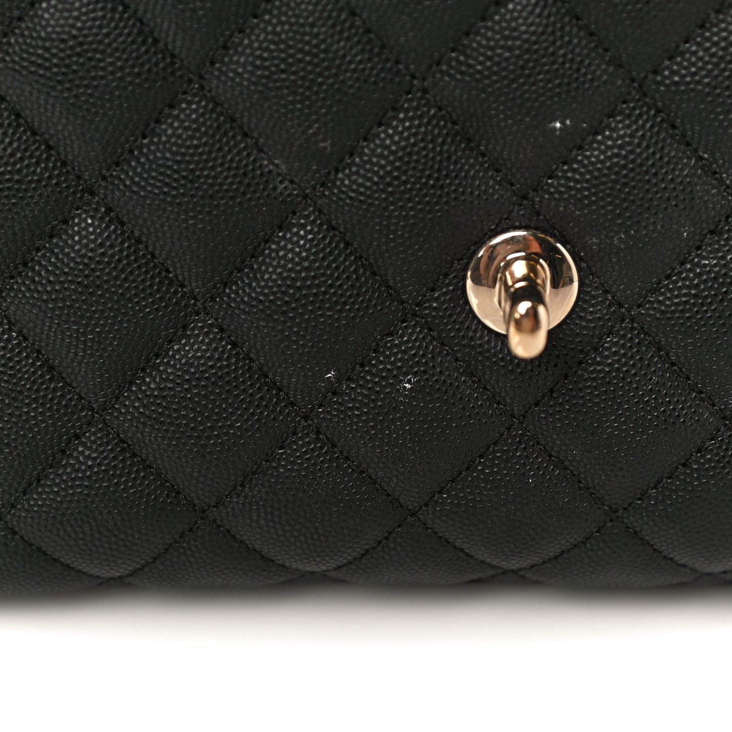 Chanel Caviar Quilted Mini Coco Handle Flap Black 13 of 14
