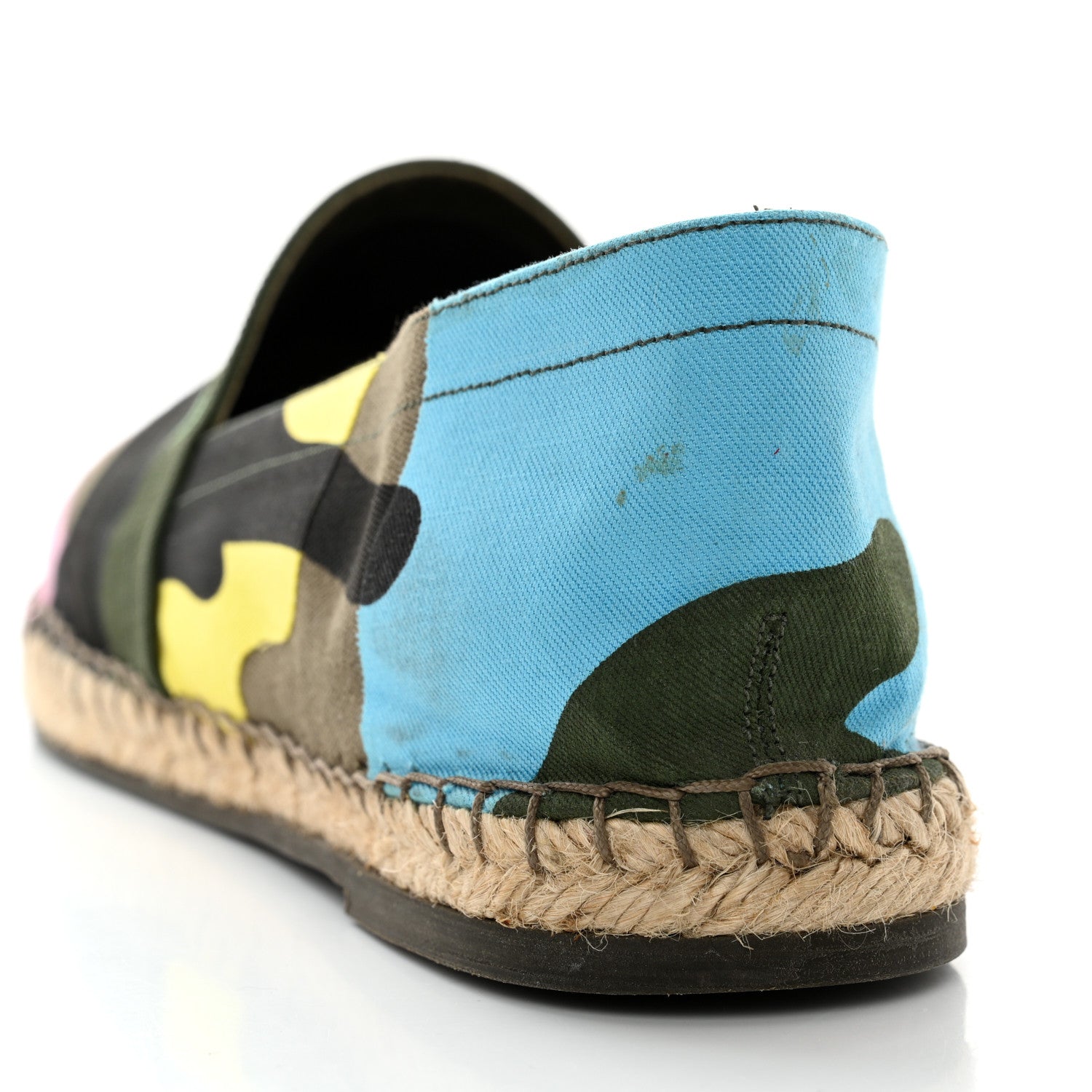 Valentino Garavani Canvas Camouflage Espadrille Flats 39 Multicolor 10 of 12