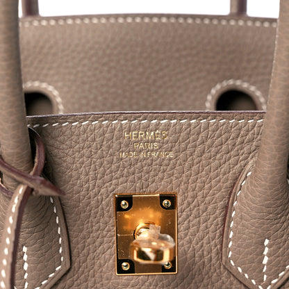 Hermes Togo Birkin 25 Etoupe 7 of 12