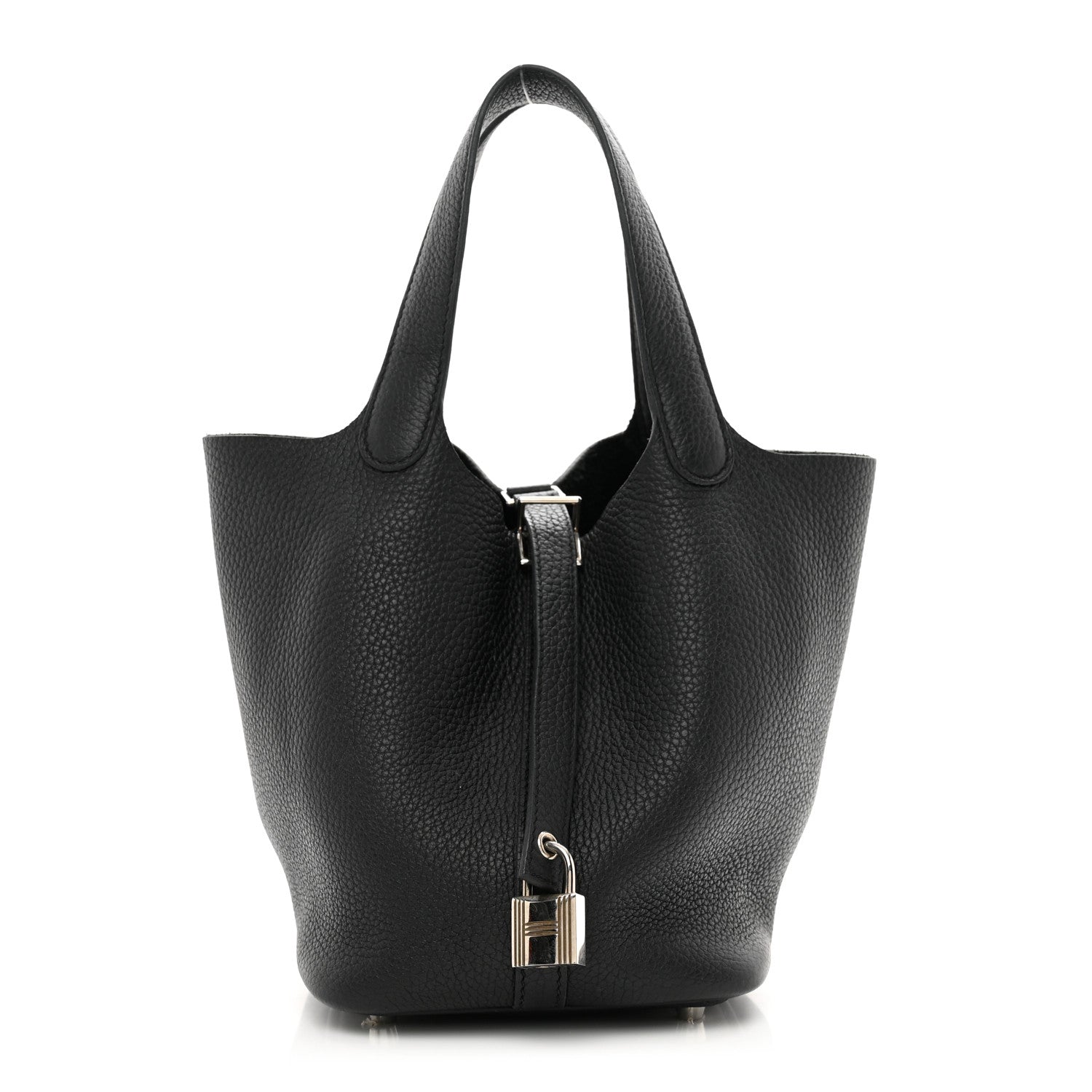Hermes Taurillon Clemence Picotin Lock 18 PM Black 1 of 9