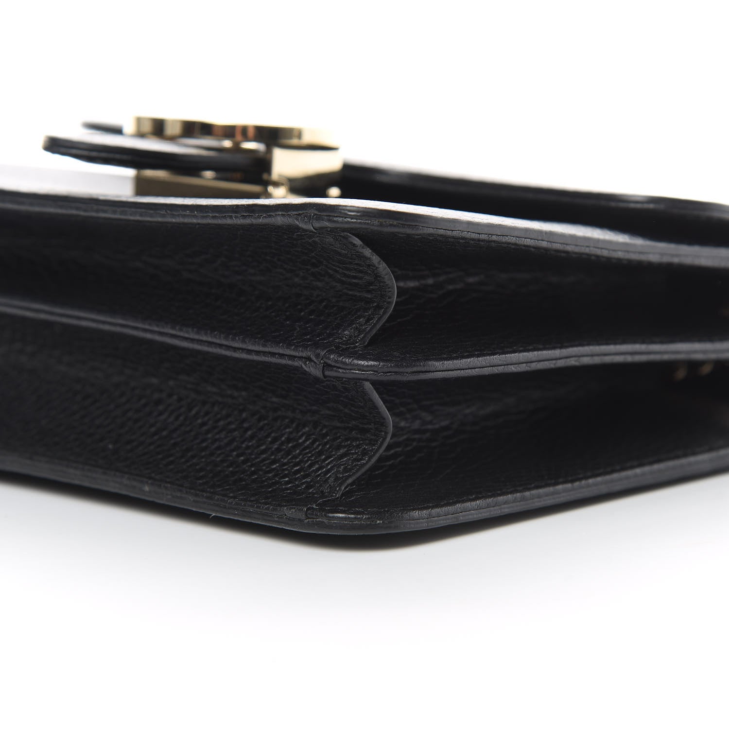 Gucci Dollar Calfskin Small Interlocking G Shoulder Bag Black 10 of 11