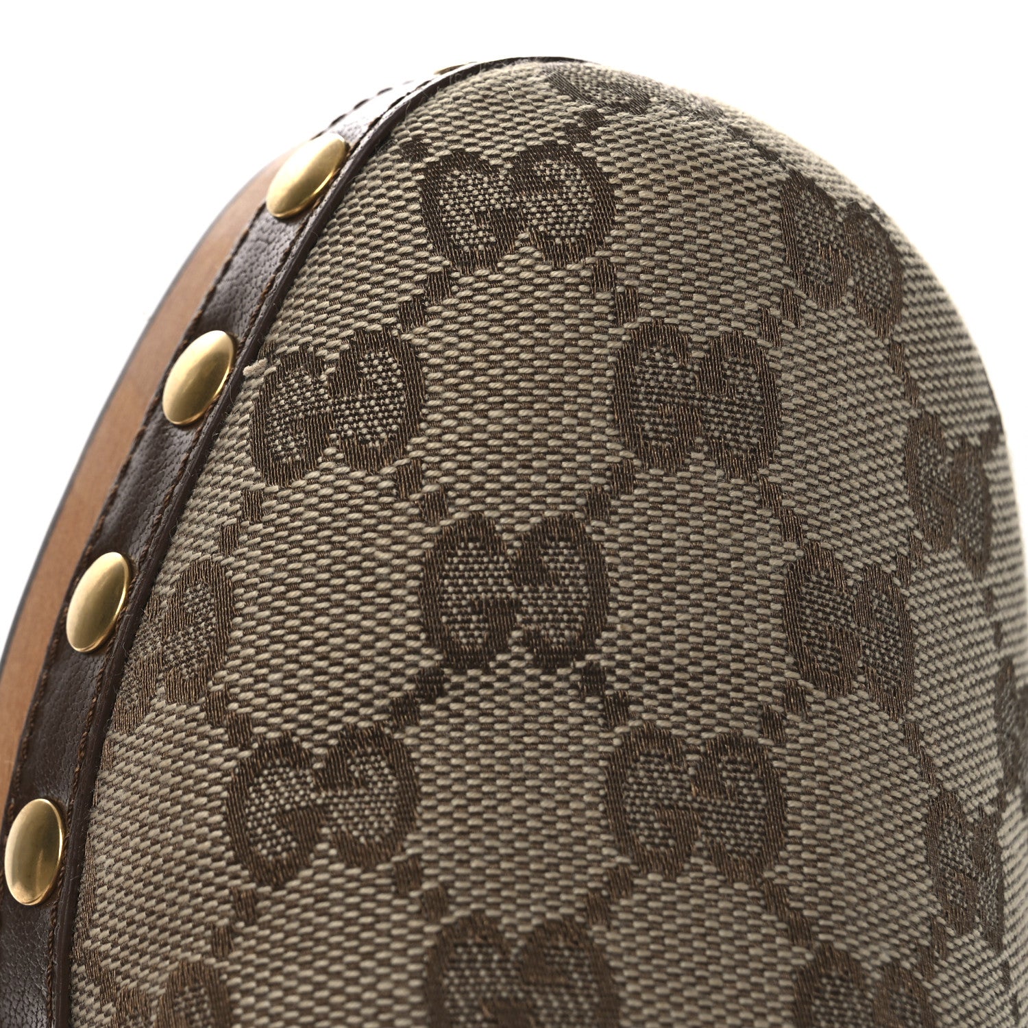 Gucci Monogram Goatskin Horsebit Clog Mules 40 Beige Ebony Brown Sugar 13 of 14