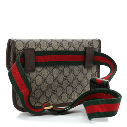 Gucci GG Supreme Monogram Neo Vintage Web Belt Bag Brown 2 of 5