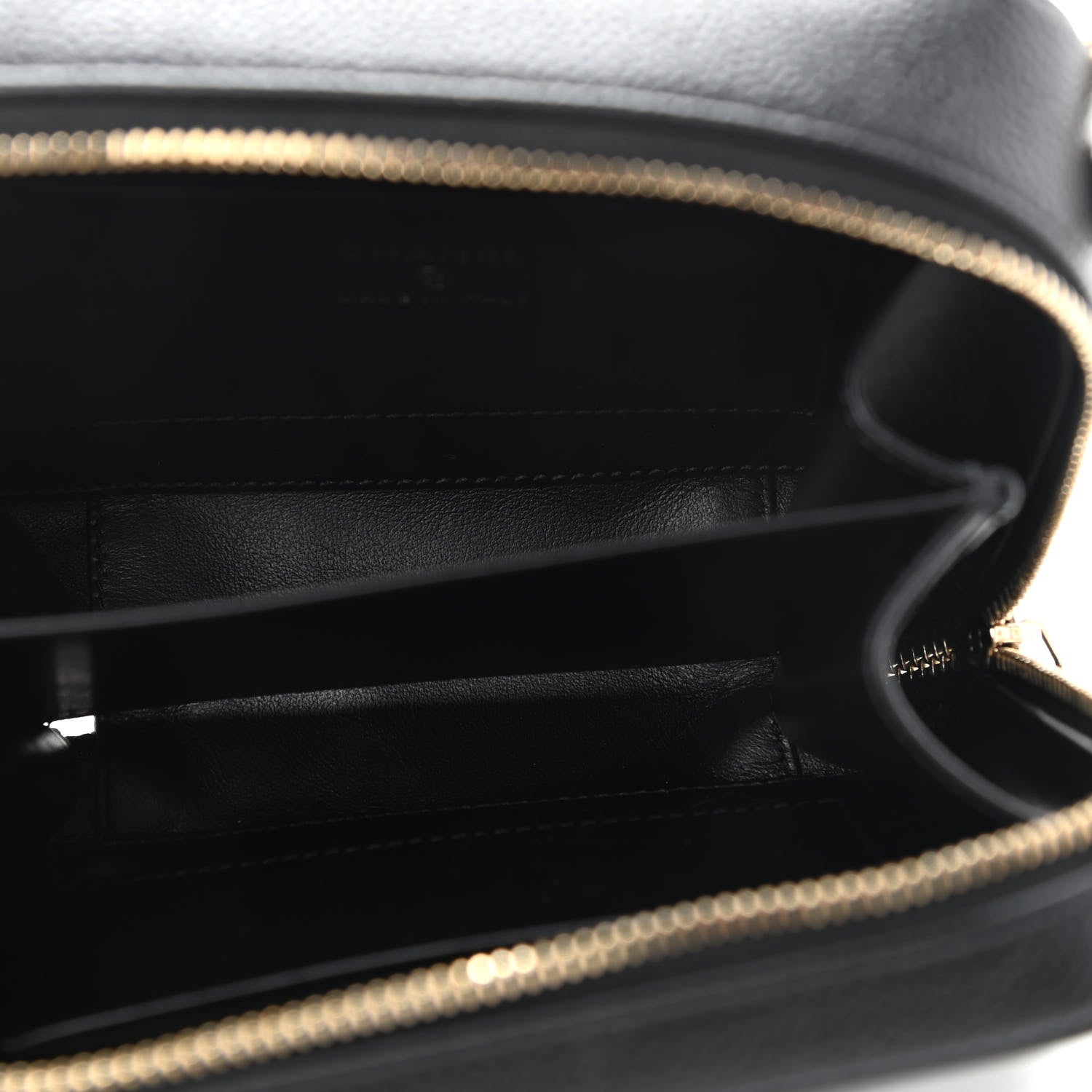 Chanel Caviar Quilted CC Filigree Vanity Clutch With Chain Black 5 of 9