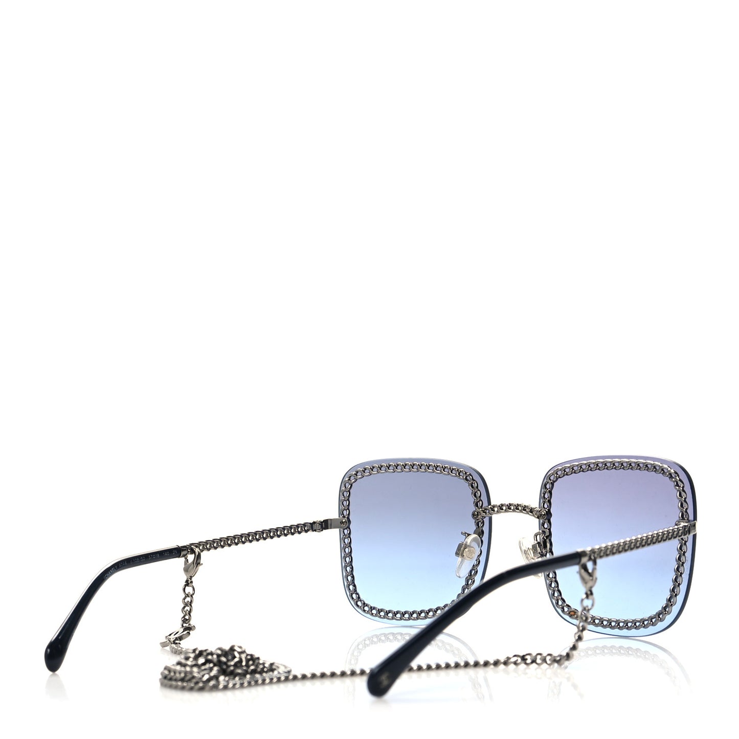 Chain Square Sunglasses 4244 Blue