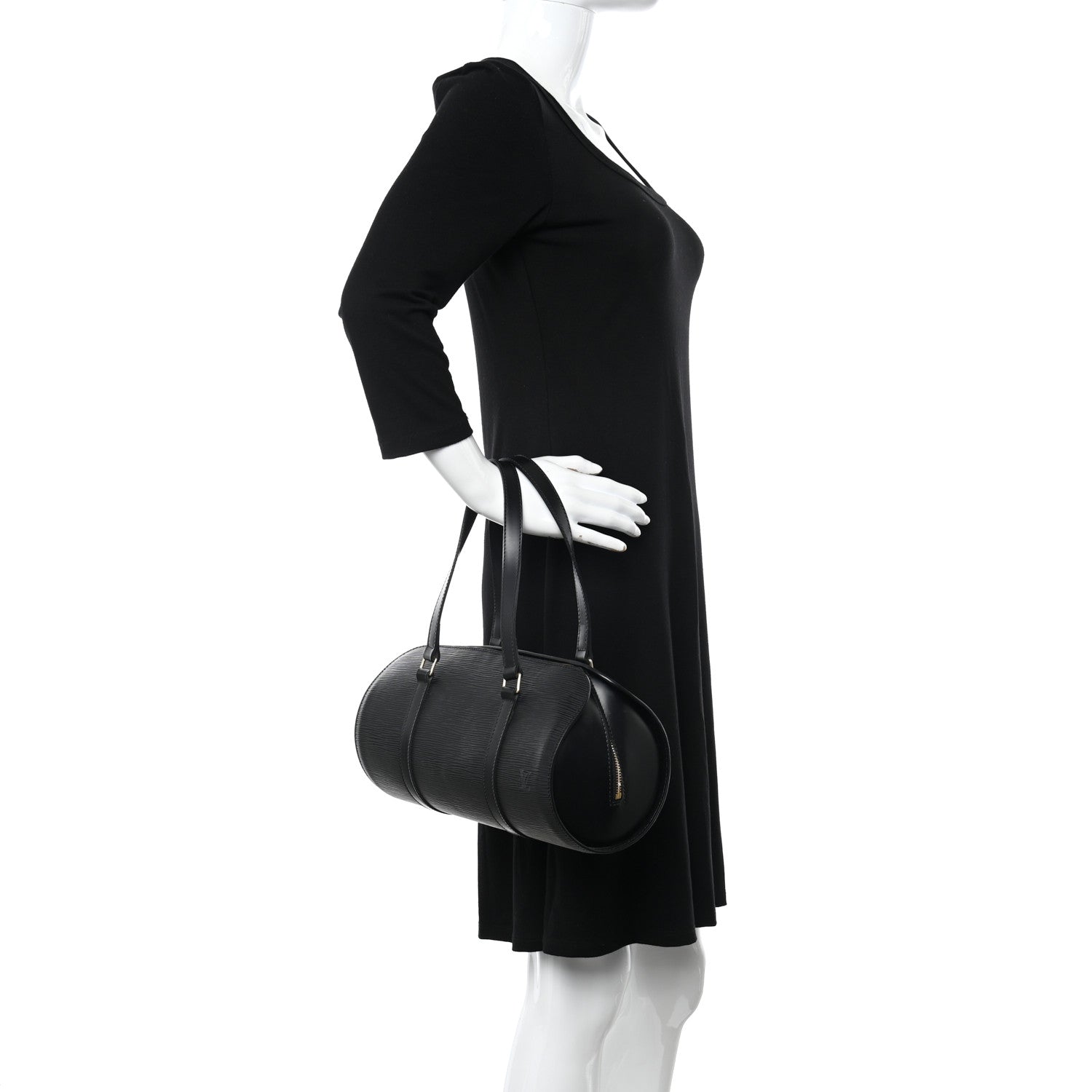 Louis Vuitton Epi Soufflot Black 2 of 15
