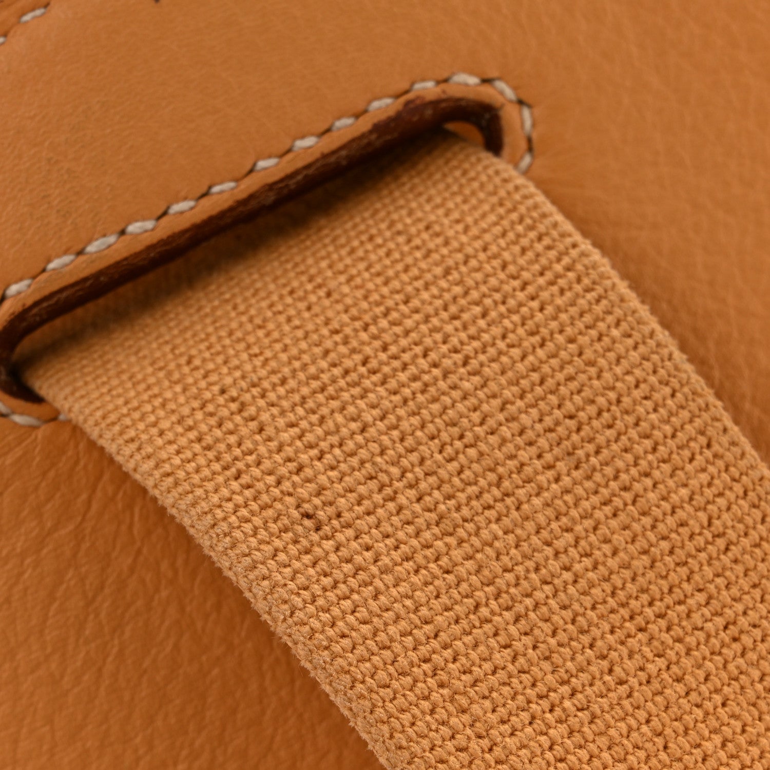 Hermes Taurillon Clemence Sherpa Backpack Sable 14 of 14