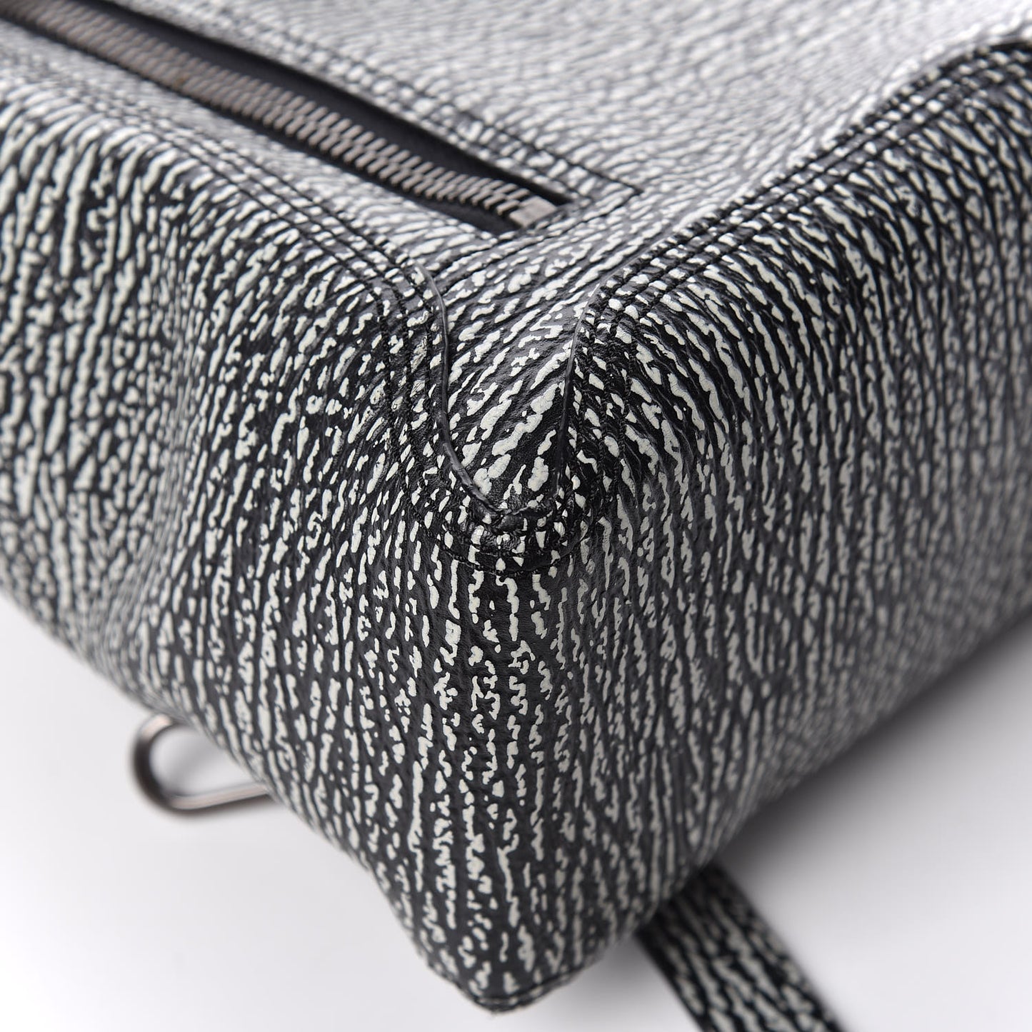 3.1 Textured Calfskin Pashli Backpack Black Cream