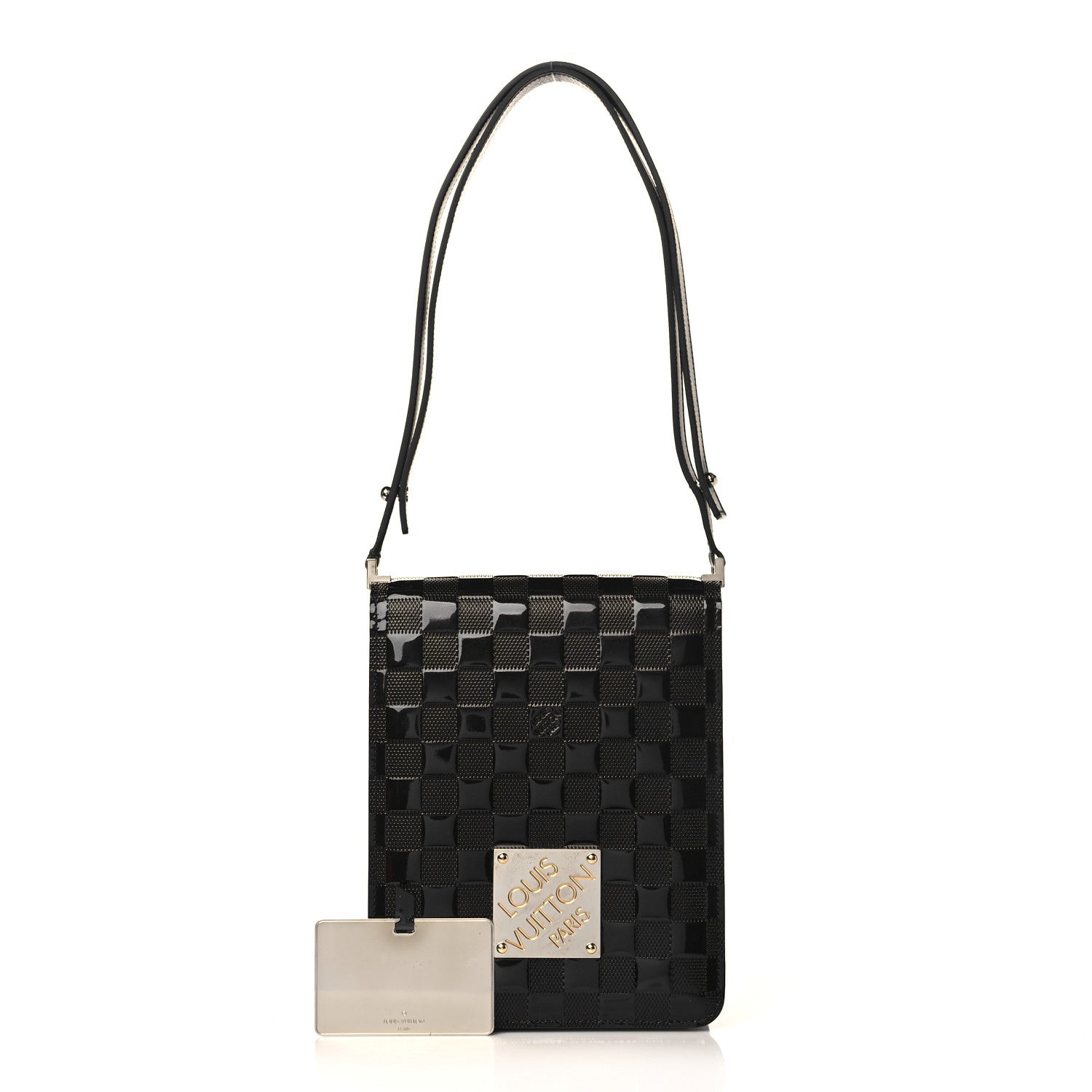 Louis Vuitton Damier Vernis Club Bag Black 1 of 8