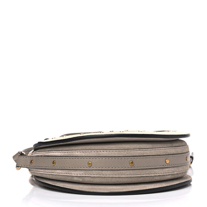 Chloe Smooth Calfskin Suede Patchwork Studded Small Pixie Bag Motty Grey 5 of 5
