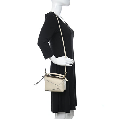 Loewe Goatskin Mini Puzzle Edge Bag Angora 2 of 9