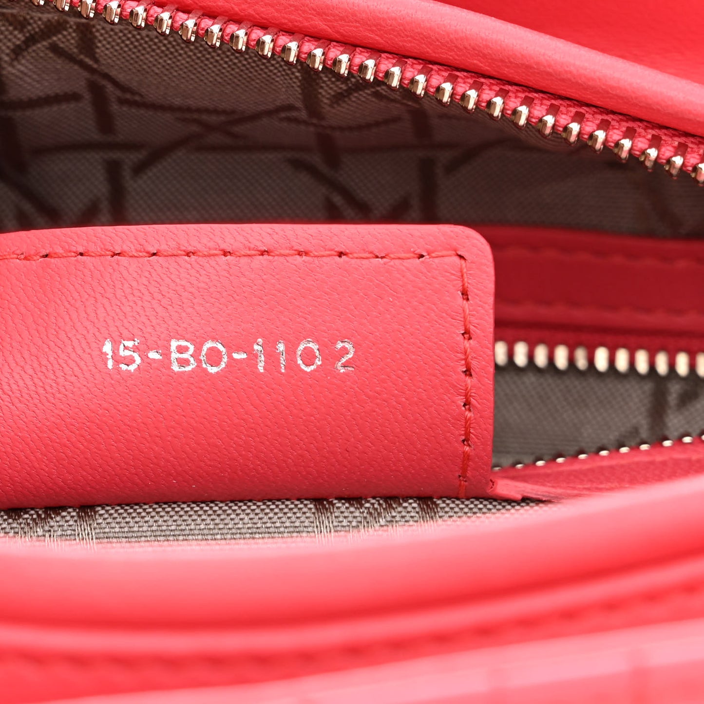 Lambskin Cannage Medium Lady Dior Pink