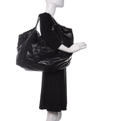 Chanel Vinyl XL Coco Cabas Black 2 of 15