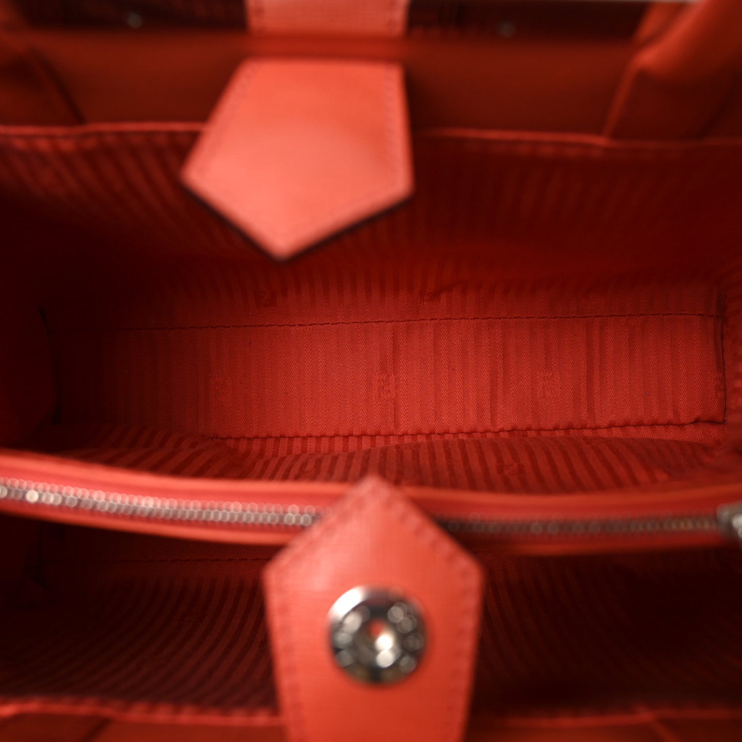 Vitello Elite Flamingo Petite 2Jours Tote Rosso Pimento