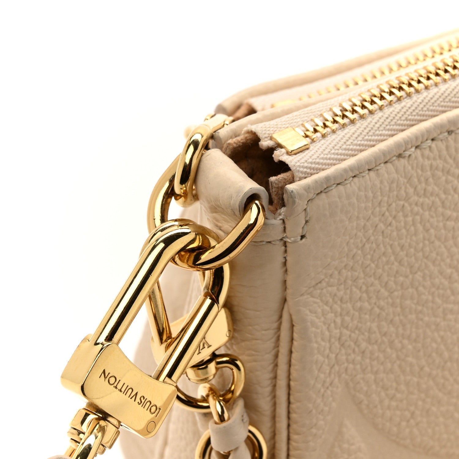 Louis Vuitton Empreinte Monogram Giant Multi Pochette Accessories Cream 14 of 15