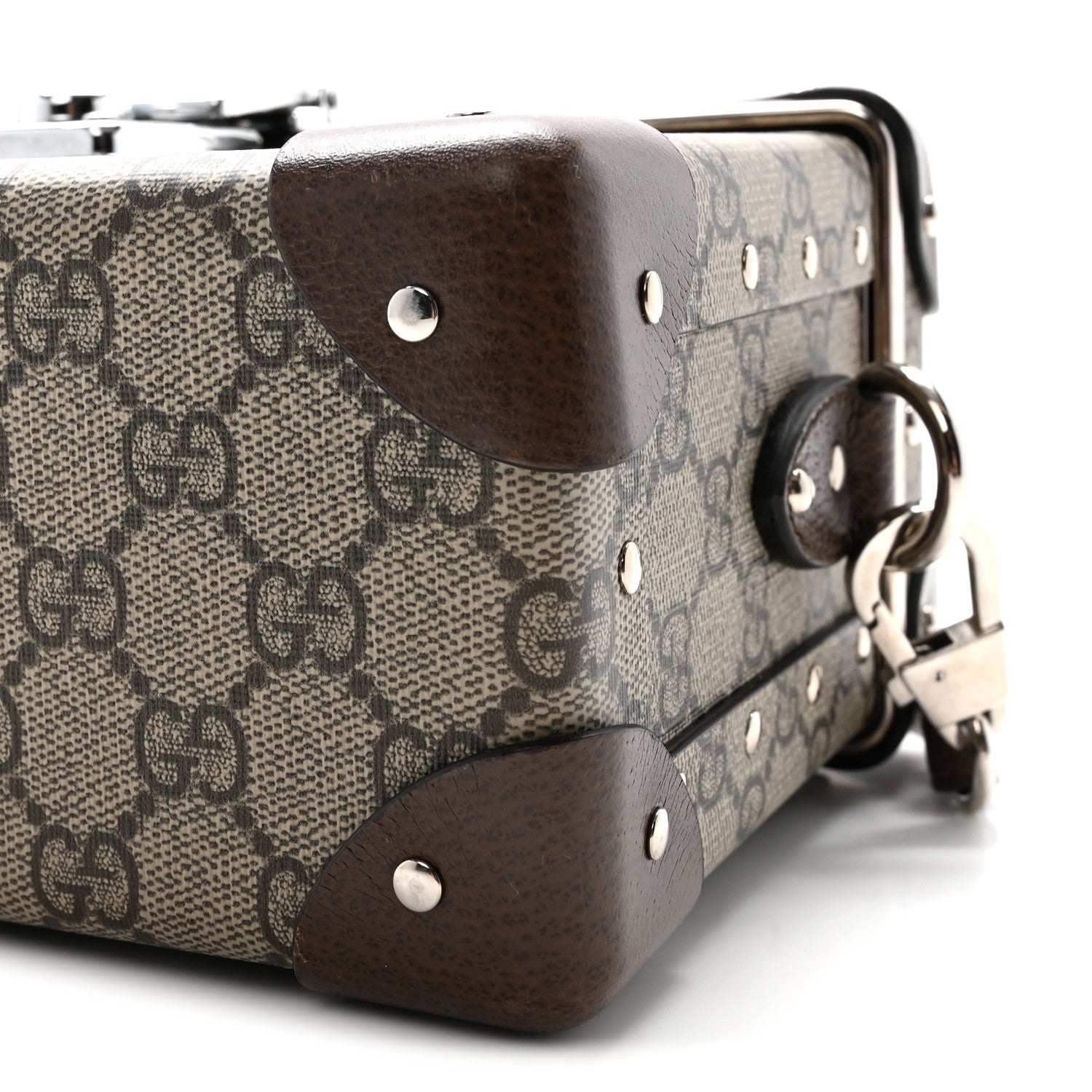Gucci GG Supreme Monogram Globe-Trotter Beauty Case Brown 10 of 10