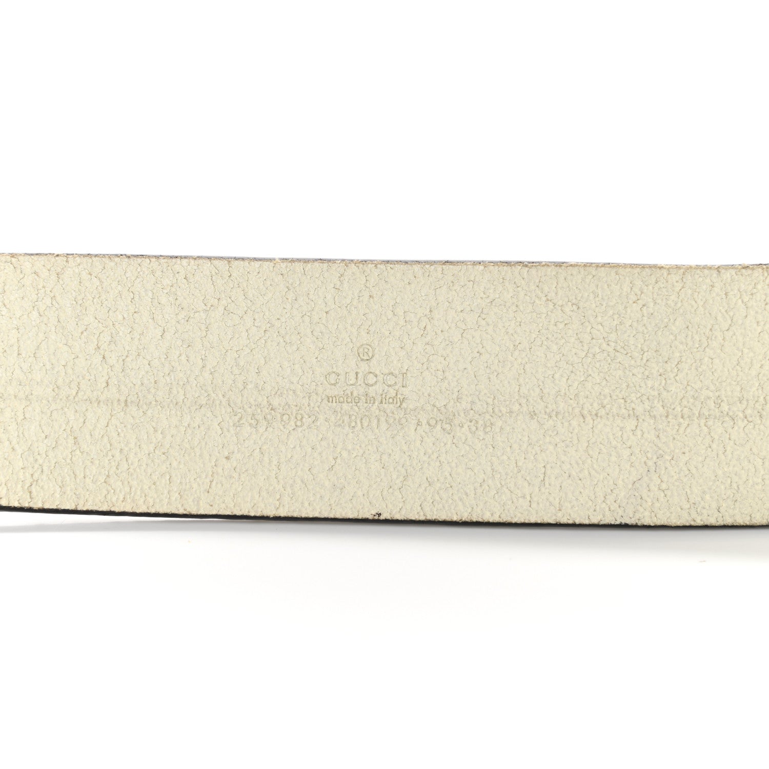 Gucci Calfskin Double G Belt 95 38 White 3 of 10