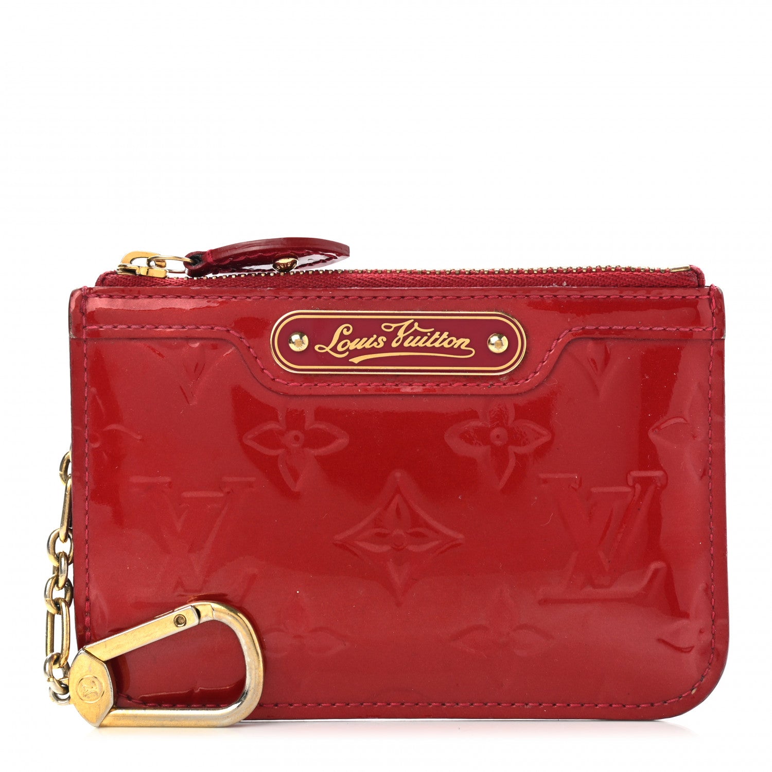 Louis Vuitton Vernis Key Pouch Pomme D'Amour 1 of 9