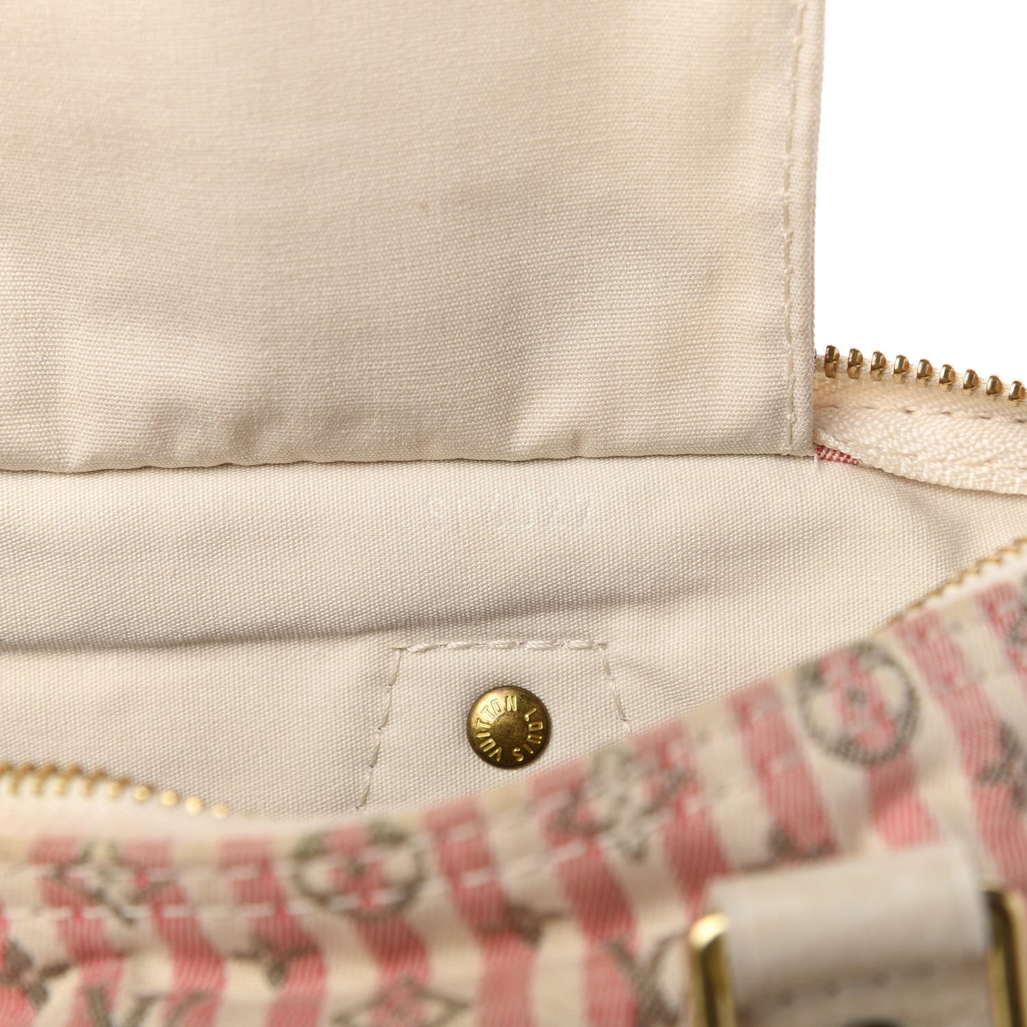 Louis Vuitton Mini Lin Croisette Speedy 30 Rouge 9 of 11