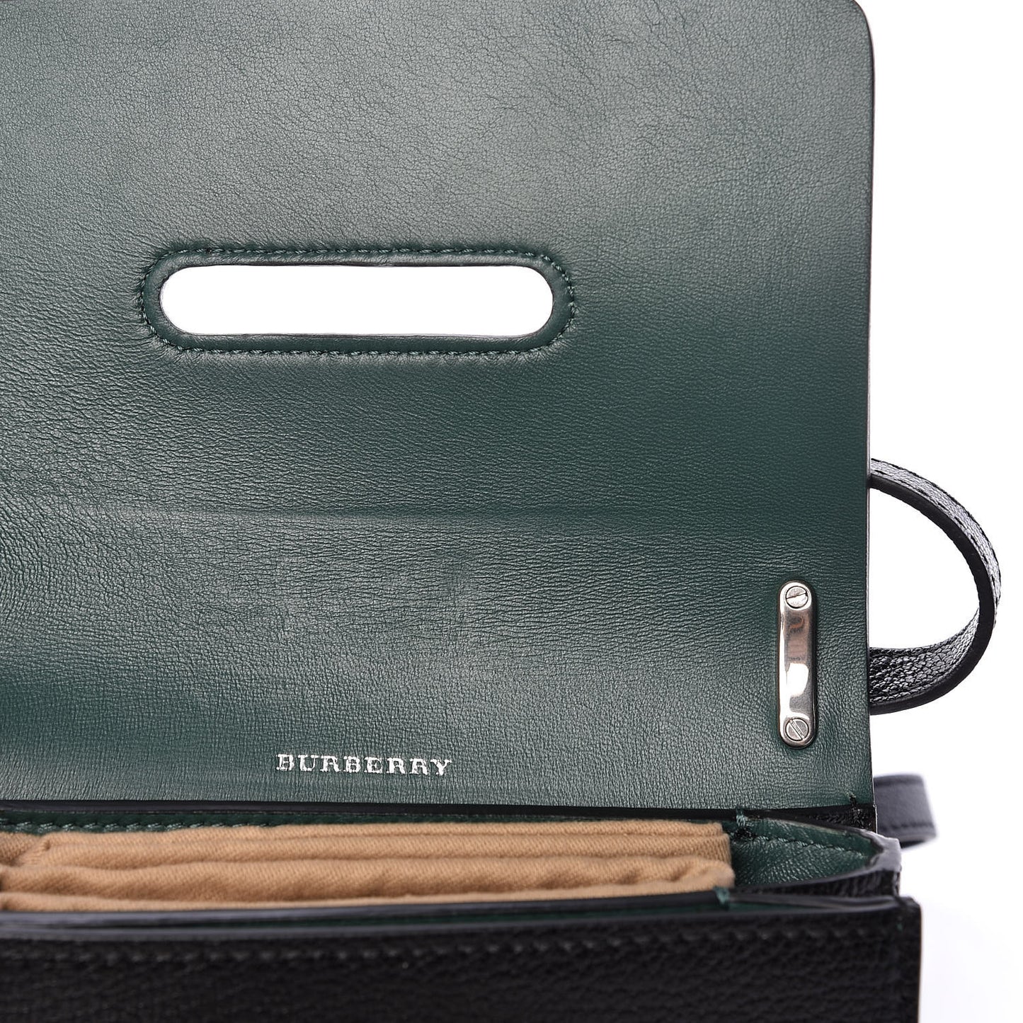 Goatskin Mini D-Ring Bag Black