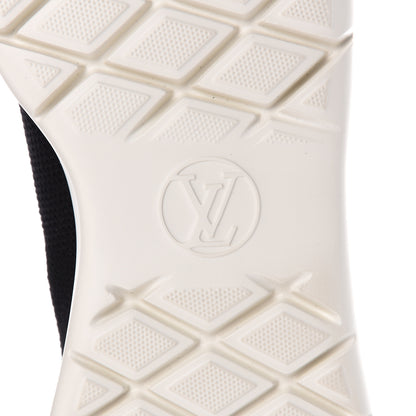 Louis Vuitton Stretch Fabric LV Black Heart Sock Sneaker 40 Black 7 of 10