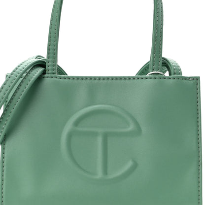 Telfar Vegan Leather Small Shopping Bag Sage 7 of 9