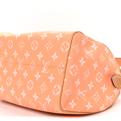Louis Vuitton Calfskin Monogram Speedy P9 Bandouliere 25 Summer Peach 10 of 11