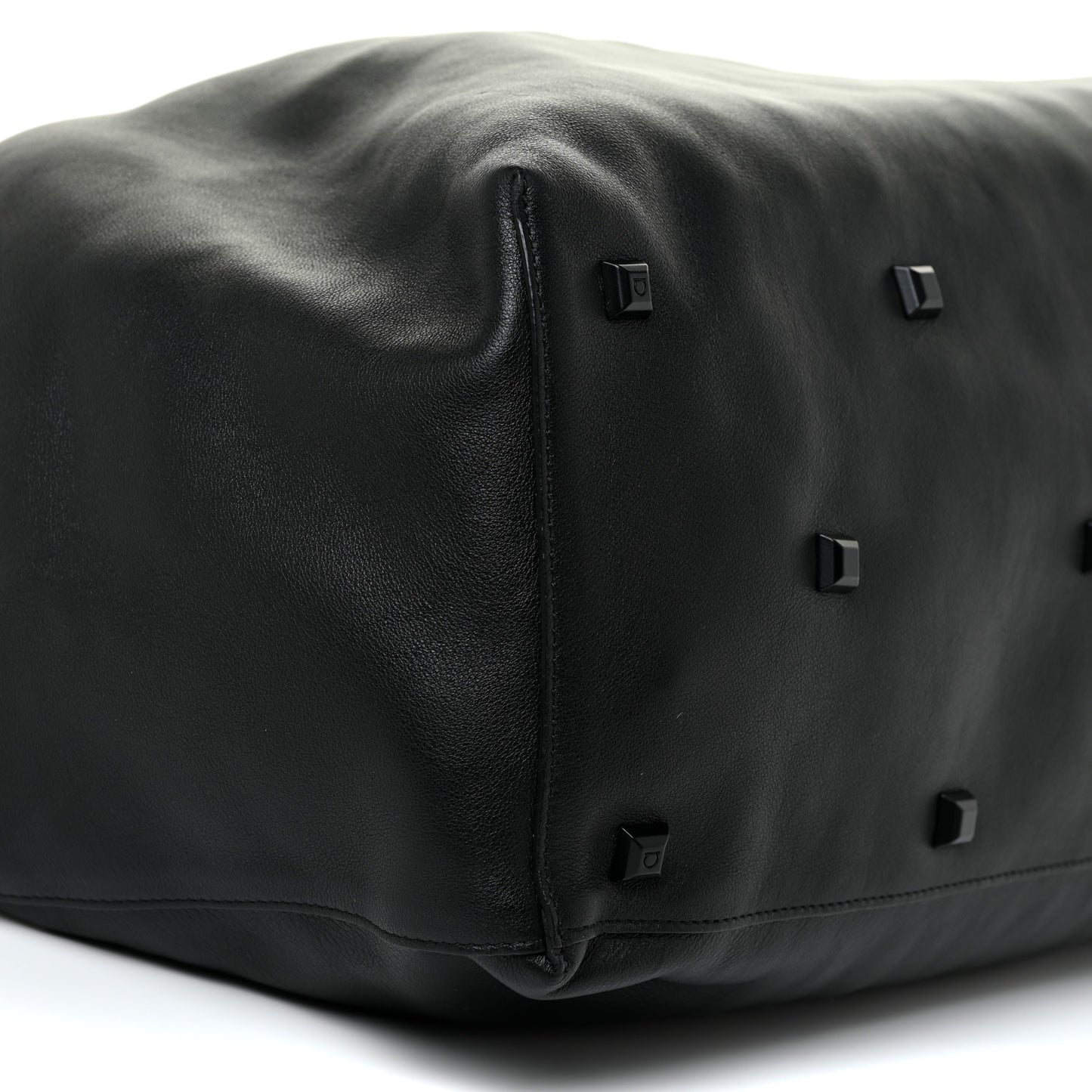 Soft Calfskin Studio Tote Black