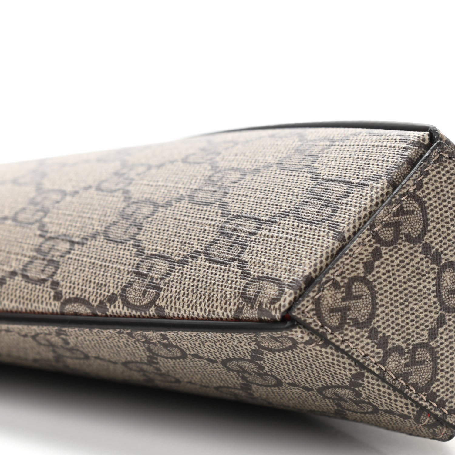 Gucci GG Supreme Monogram Love Valentines Day Small Heart Bag Beige Ebony New Geranium 8 of 9