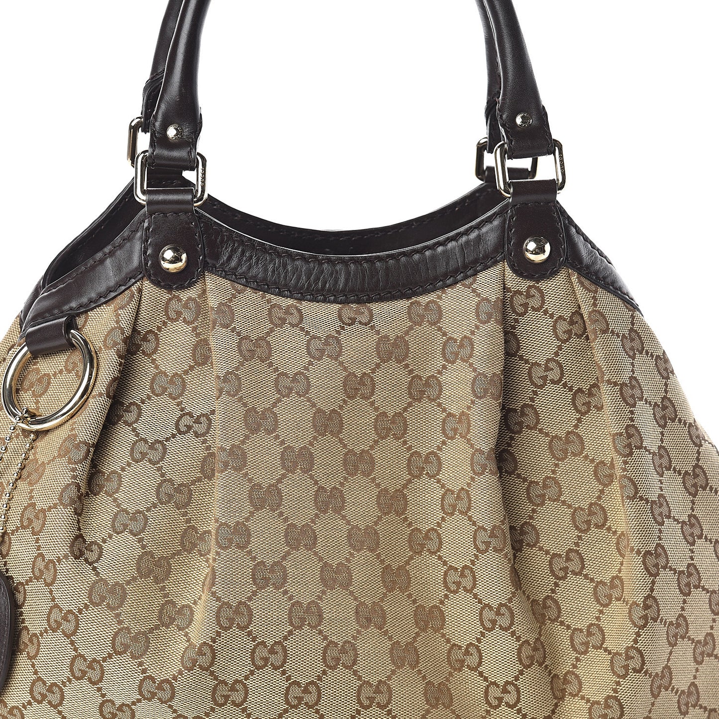 Monogram Medium Sukey Tote Dark Brown