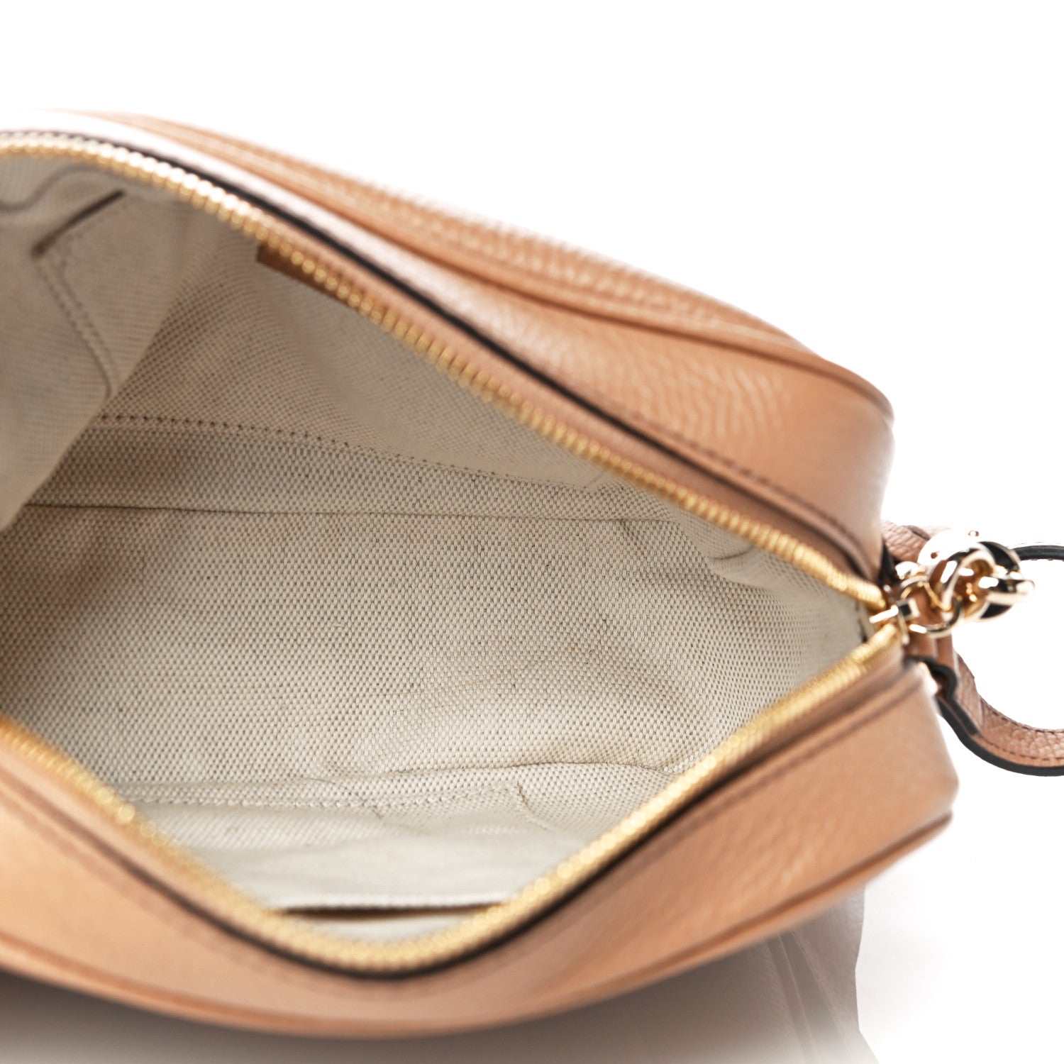 Gucci Pebbled Calfskin Small Soho Disco Bag Camelia 5 of 11