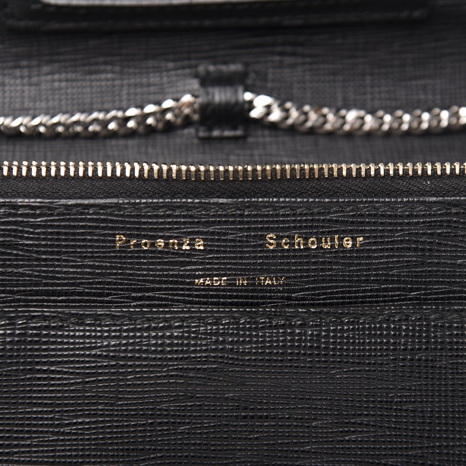 Proenza Schouler New Linosa PS11 Chain Wallet Black 8 of 11