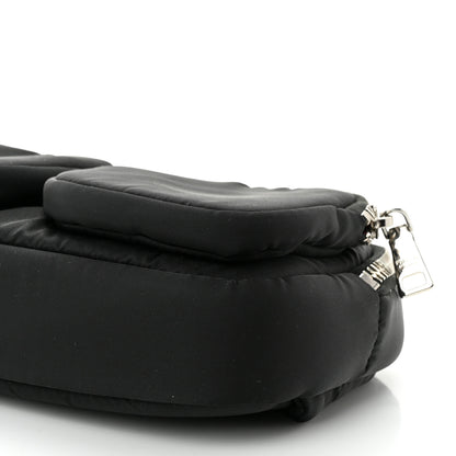 Prada Tessuto Nylon Pocket Cargo Belt Bag Black Fuoco 8 of 9