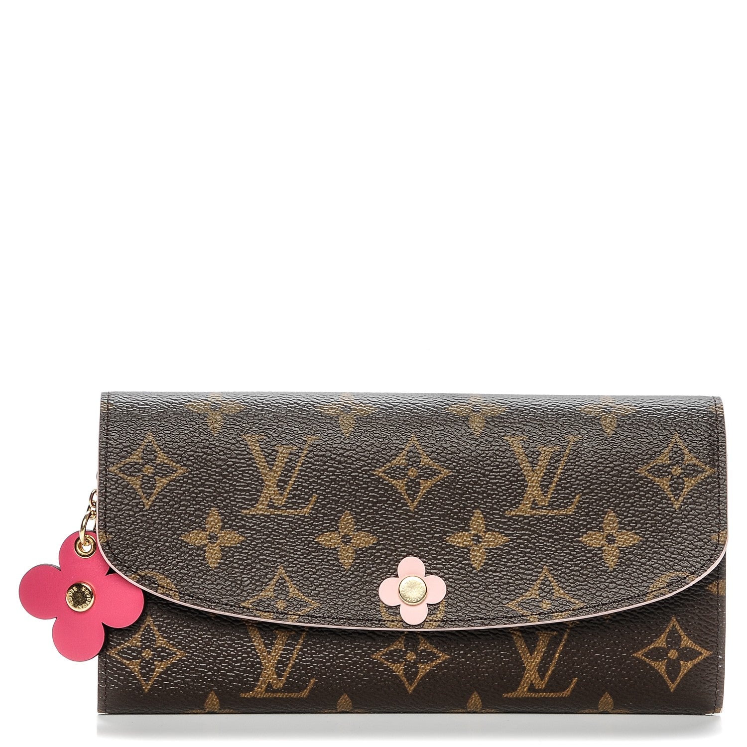 Louis Vuitton Monogram Bloom Flower Emilie Wallet 1 of 6