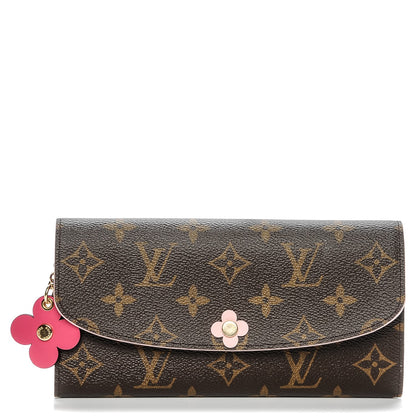 Louis Vuitton Monogram Bloom Flower Emilie Wallet 1 of 6