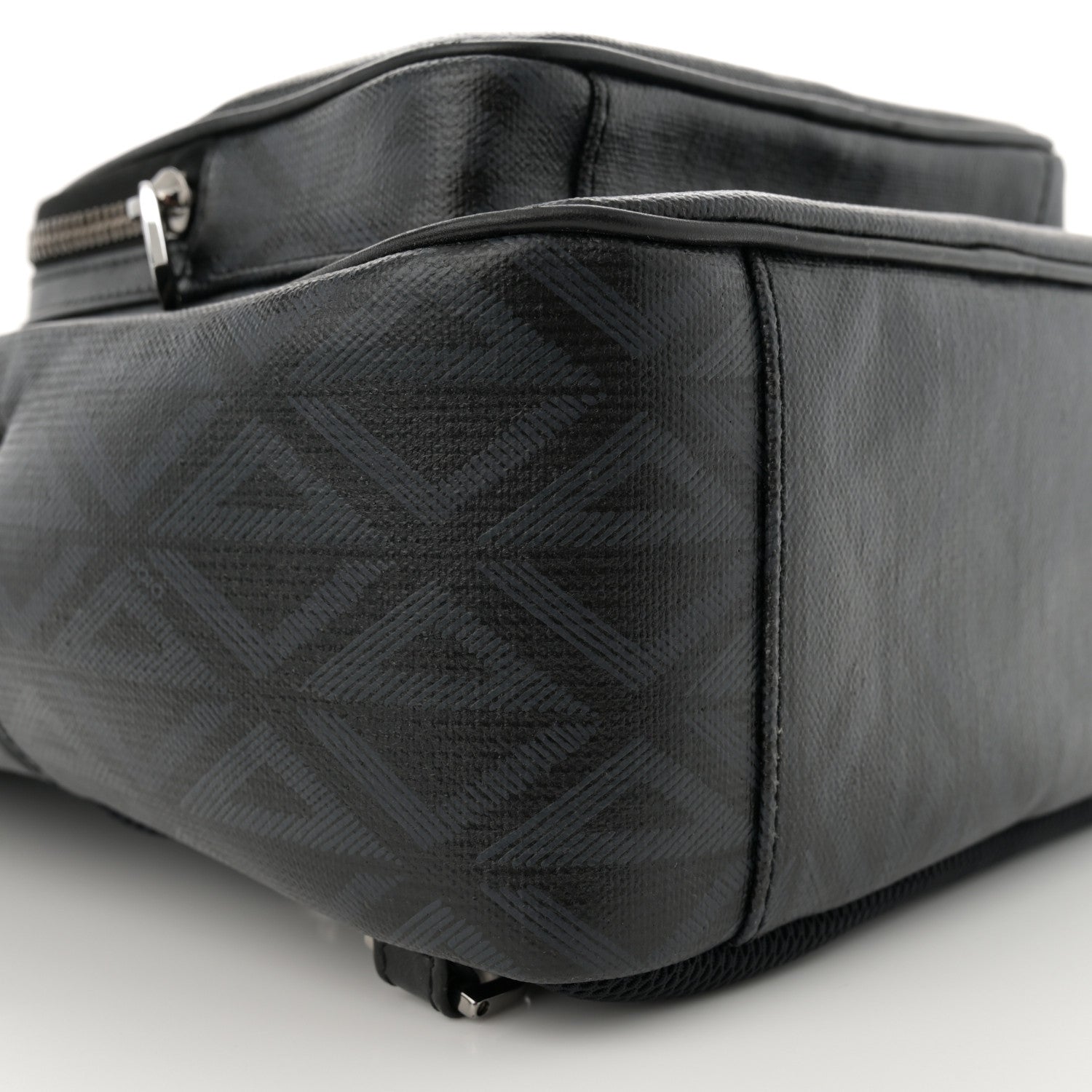 Christian Dior Coated Canvas CD Diamond Mini Rider Backpack Black 9 of 12