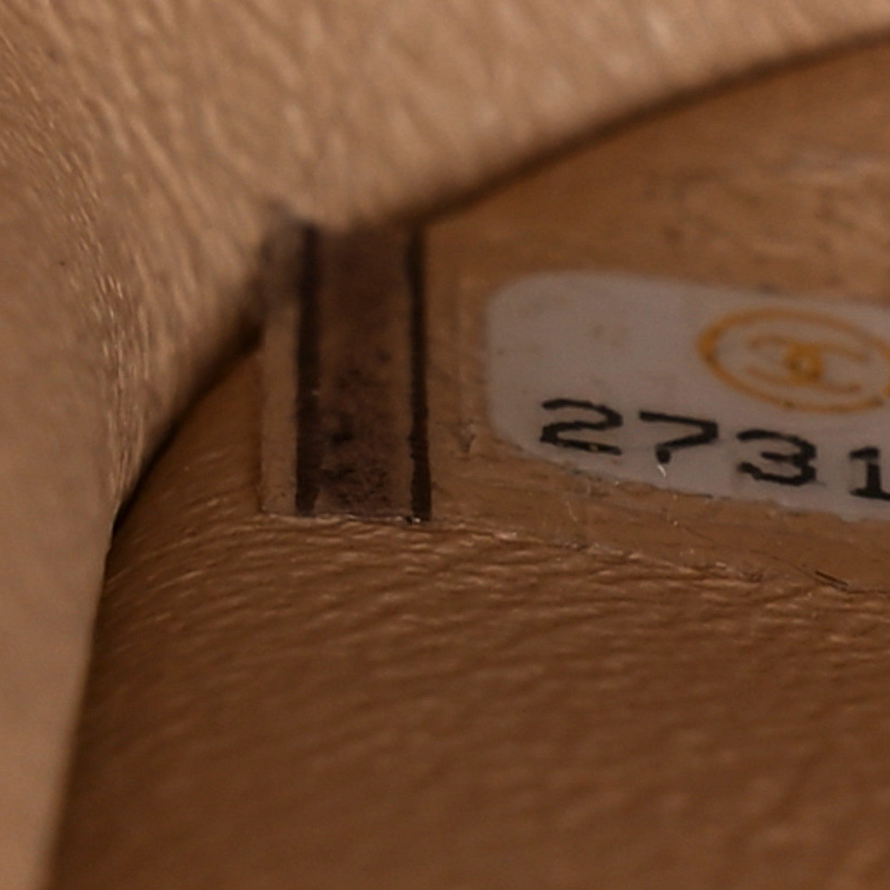 Caviar Quilted Jumbo Double Flap Beige