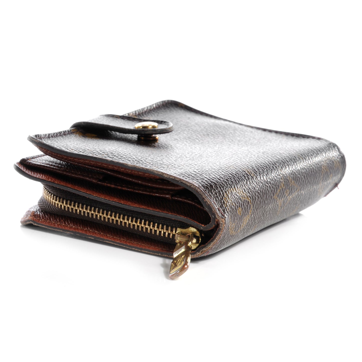 Monogram Compact Zippe Zipped Wallet