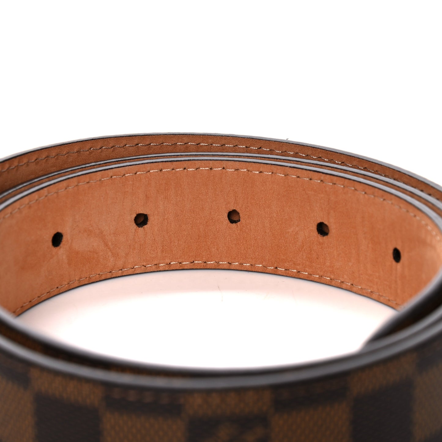 Damier Ebene Tresor Belt 90 36