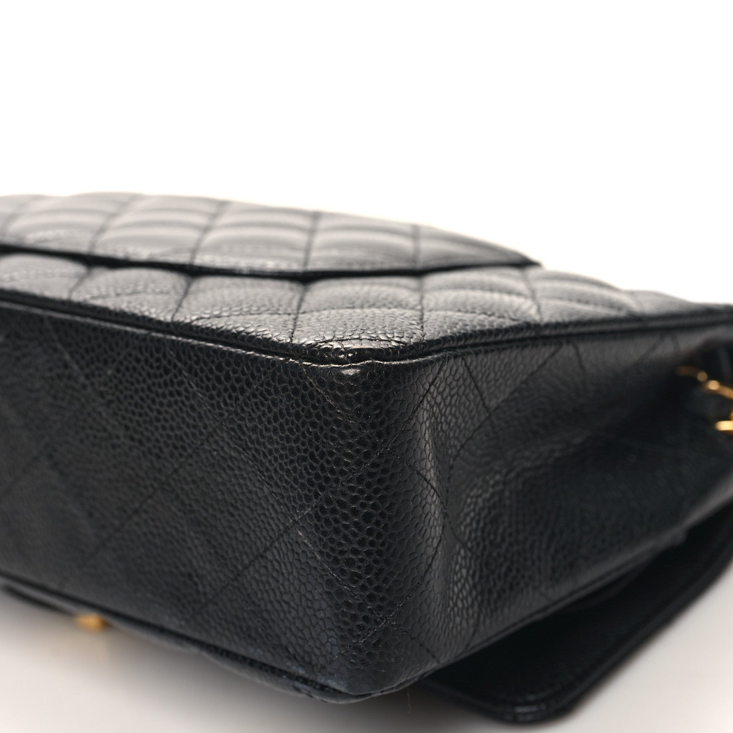 Chanel Caviar Quilted Medium Double Flap Black 12 of 13